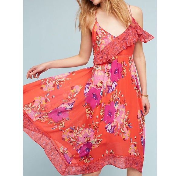 Anthropologie Dresses & Skirts - Anthropologie Grecia Ruffle Dress by Maeve